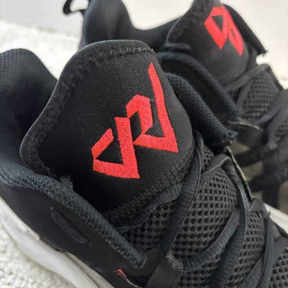 NIKE AIR JORDAN ONE TAKE 3 BLACK-BRIGHT CRIMSON-WHITE SZ 8 (DC7701-001) - Picture 13 of 14